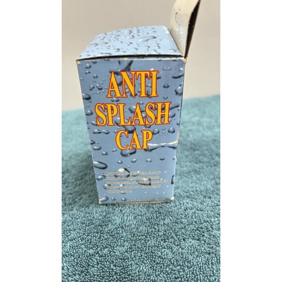 No Splash Cap Water Bottle Easy Load 55mm Snap On Aqua H2O Anti Splash Non Spill - Picture 4 of 4